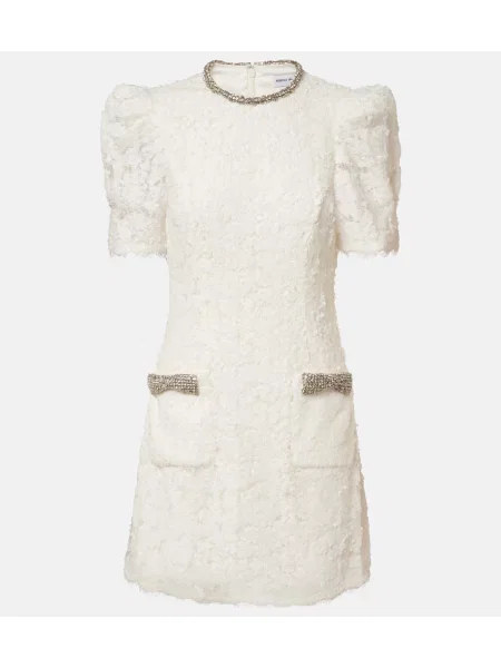 Rochie Rebecca Vallance din dantelă alb