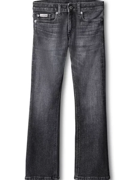 Calvin Klein Jeans blugi flared pentru copii Flare negru