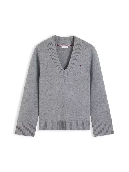 TOMMY HILFIGER Pulover amestecat gri