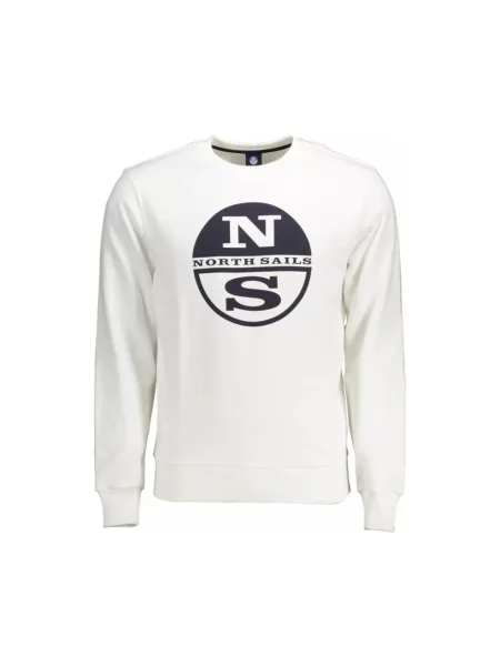 Bluza North Sails elegancka z długim rękawem biała