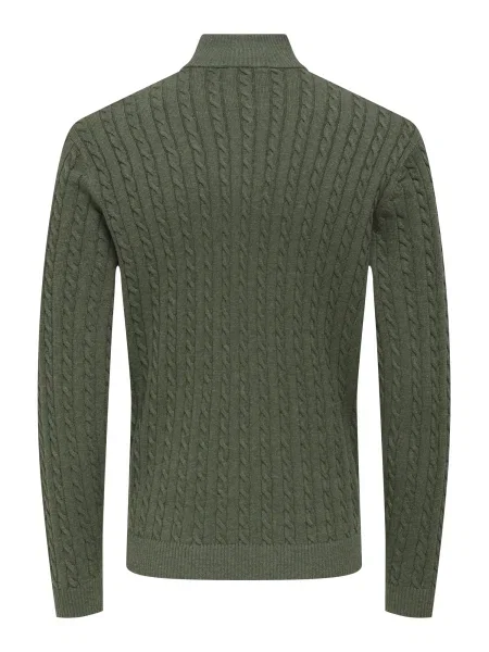Only & Sons Pulover ONSLOUI bazalt gri