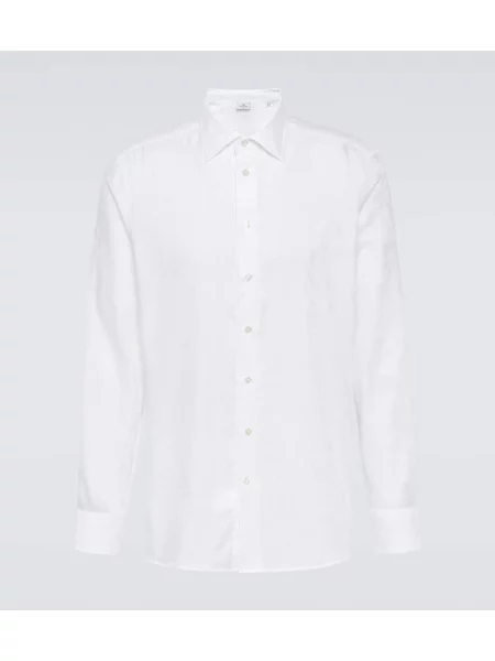 Košile Etro s paisley potiskem bílá