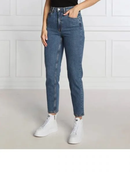 GUESS Blugi | Mom Fit albastru