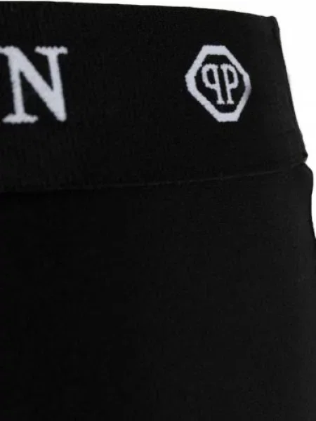Boxerky Philipp Plein s výšivkou černé