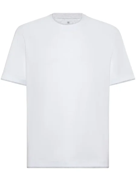 Tricou Brunello Cucinelli alb