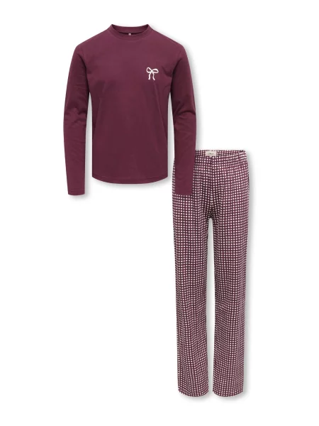 ONLY GIRLS Pijamale KOGRILA lila alb