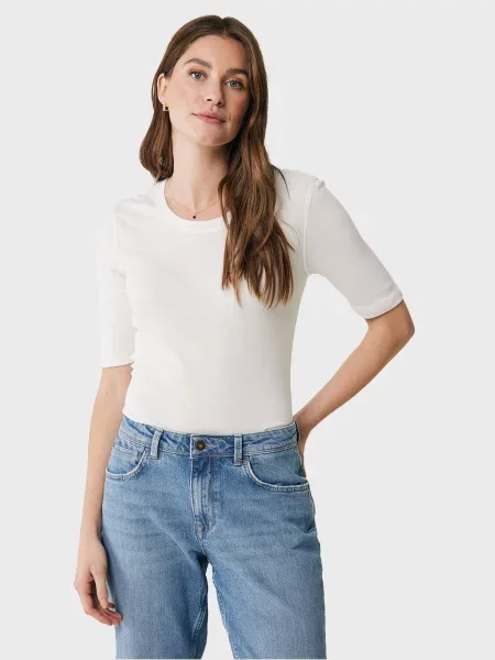 Футболки і поло MEXX бавовна/модал білий