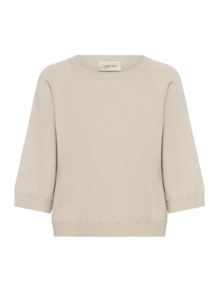 Cream Pulover Dela' bej