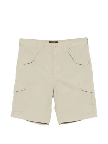 Pantaloni scurți cargo Filson cu imprimeu tropical verde