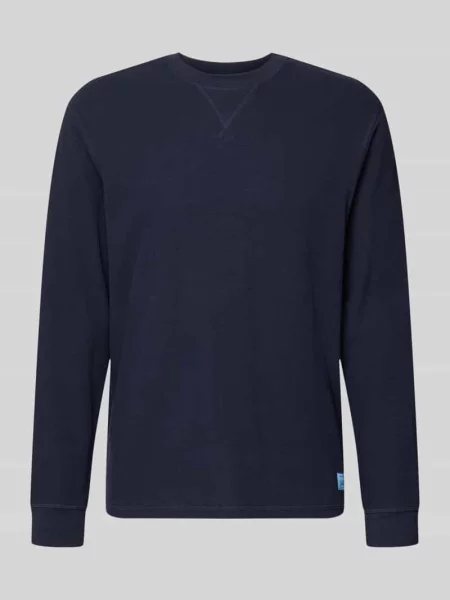 Bluza o kroju regular fit z czystej bawełny Scotch & Soda granatowa