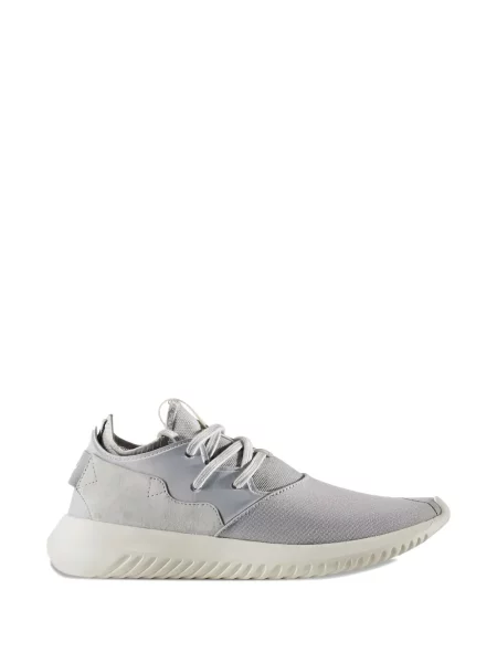 Sneakerși Adidas Tubular cu autograf cu bretele slip-on gri