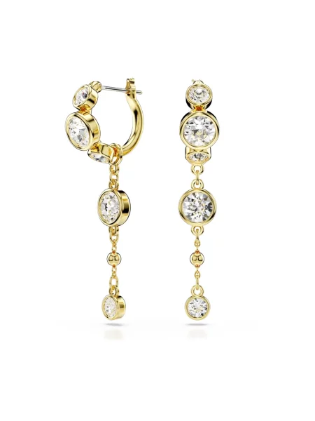 Kolczyki Swarovski eleganckie żółte