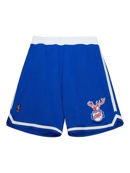 Pantaloni scurți Mitchell & Ness albastru