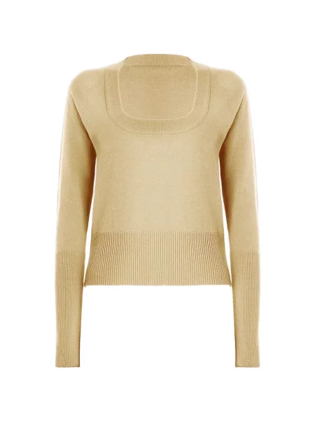 Lung pulover Wolford tricotate maro