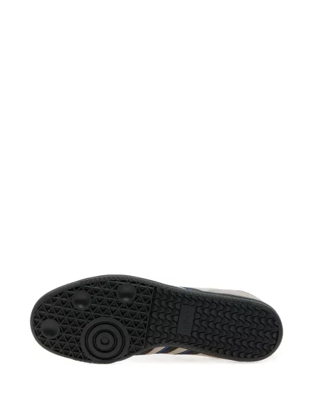 Sneakerși Adidas Gazelle din piele cu dungi maro