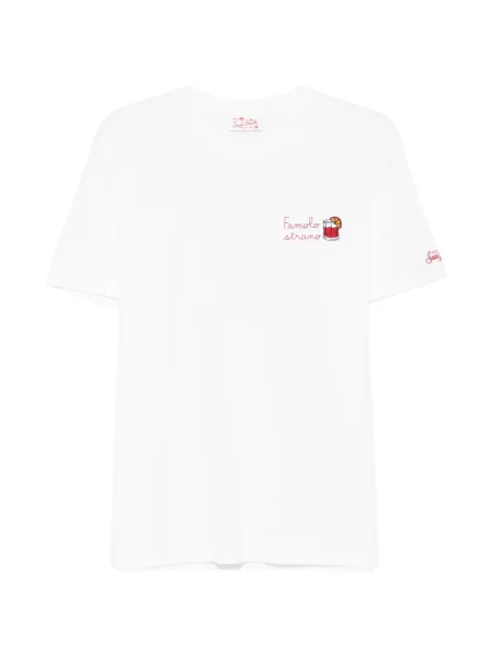 Tricou Mc2 Saint Barth cu broderie alb