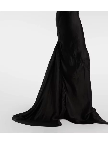 Rochie Rick Owens din satin negru