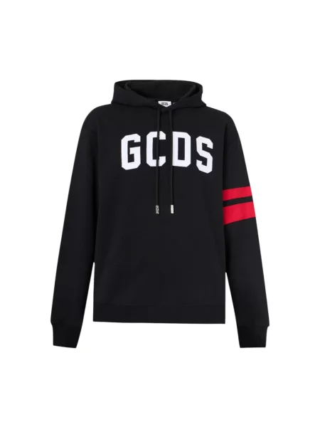 Bluza z kapturem Gcds z logo czarna