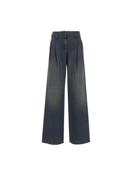Szerokie jeansy Golden Goose niebieskie