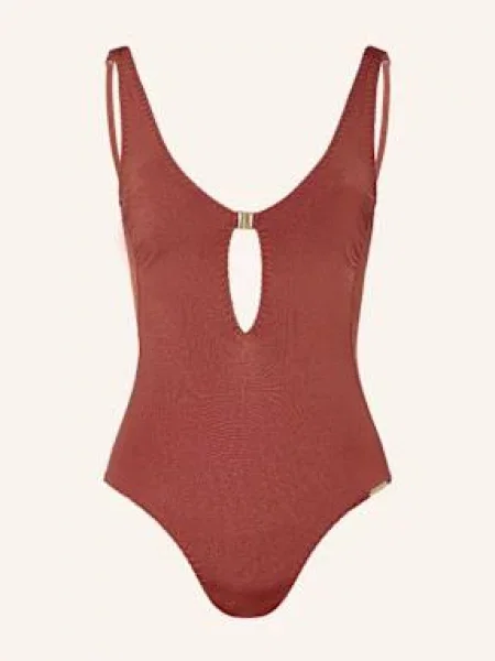 Watercult Plavky Crafted Essentials tmavě červená