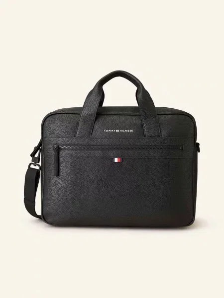 Business taška na notebook Tommy Hilfiger bílá