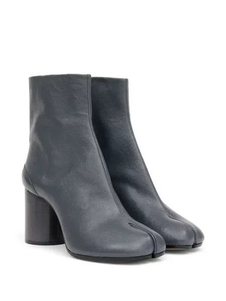 Кожени боти до глезена Maison Margiela сиво