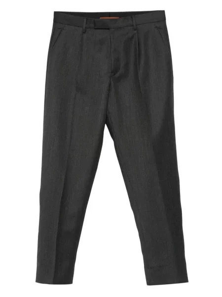 Pantaloni Zegna plisate gri