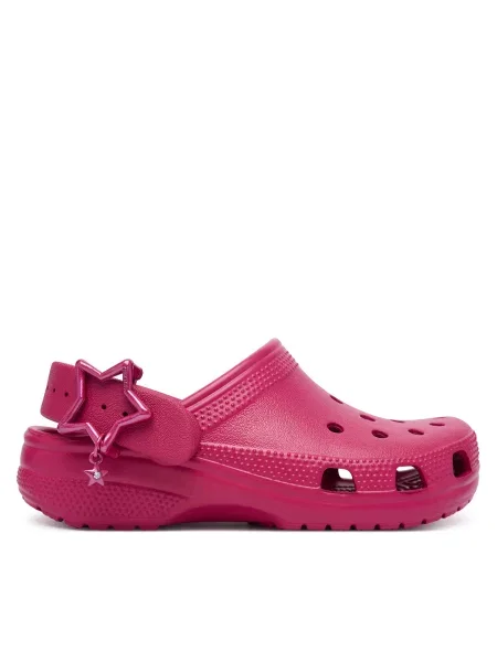 Papucs Crocs Classic Star Buckle Clog rózsaszín
