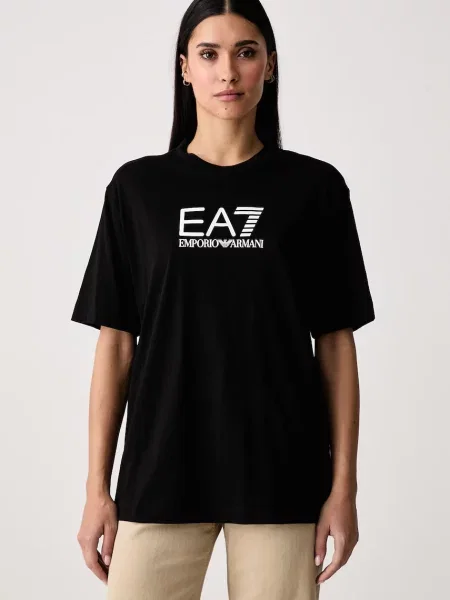 Emporio Armani tricou pentru femei din negru