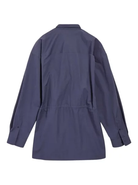 Rochie tip cămașă Balenciaga albastru