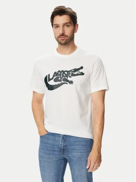 Lacoste Tricou alb