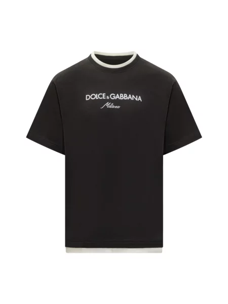 Koszulka Dolce And Gabbana z logo czarna