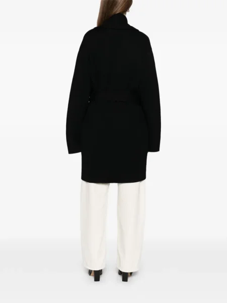 Palton Toteme tricotate negru