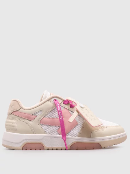 Комбіновані кросівки Slim Out Of Office з логотипом Off-white бежеві