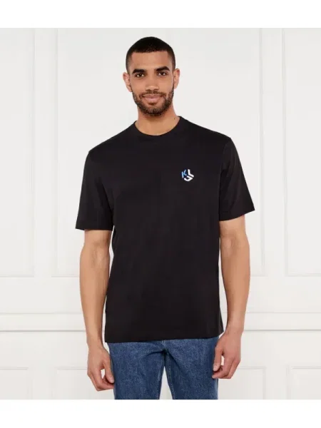 Karl Lagerfeld Jeans Tricou | Relaxed fit negru