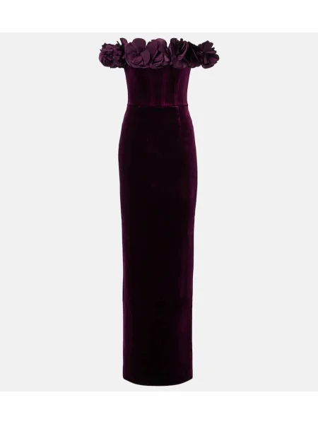 Rochie Rebecca Vallance de catifea violet