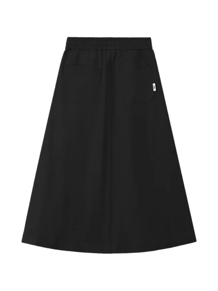 Fustă midi Chocoolate în linie A negru