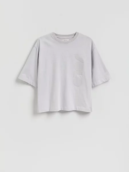 Reserved MEN`S T-SHIRT лавандовий 
