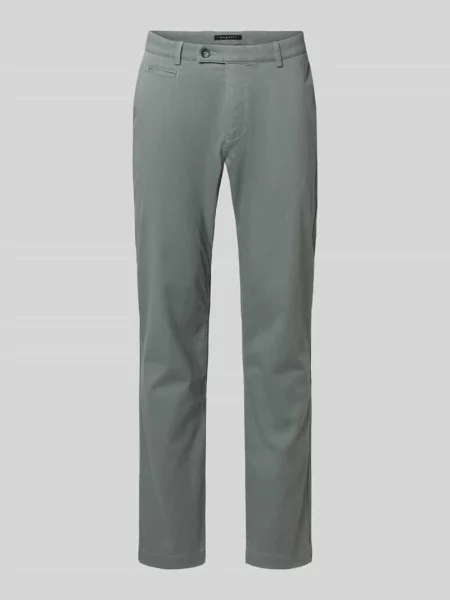 Chinosy o kroju regular fit z z tyłu Bugatti