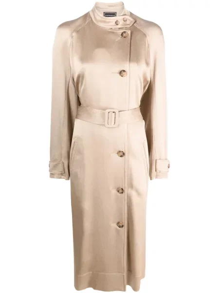 Satynowy płaszcz 10 Corso Como dwurzędowy