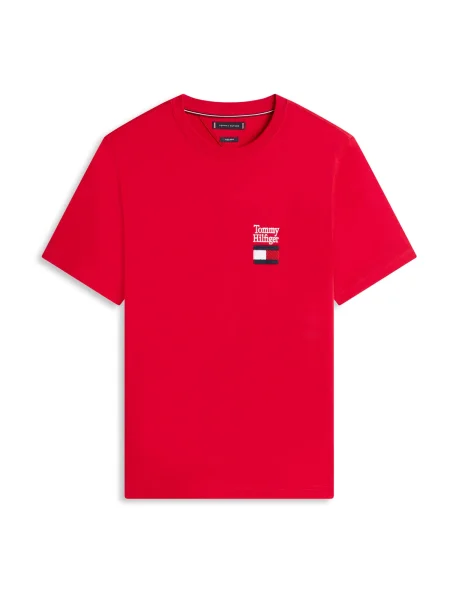 Tommy Hilfiger basic tričko pánske červená