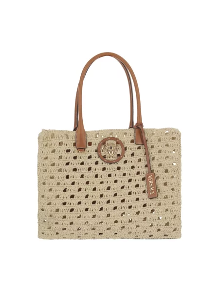 Shopperka Versace beżowa