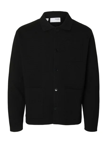 SELECTED Pletena jopa SLHMIKE' črna