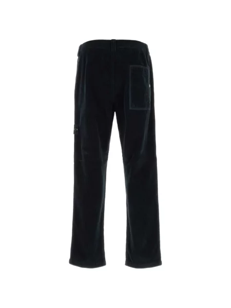 Παντελόνι chino Stone Island κοτλέ πέτρες μπλε