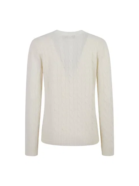 Sweter Ralph Lauren wełniany biały