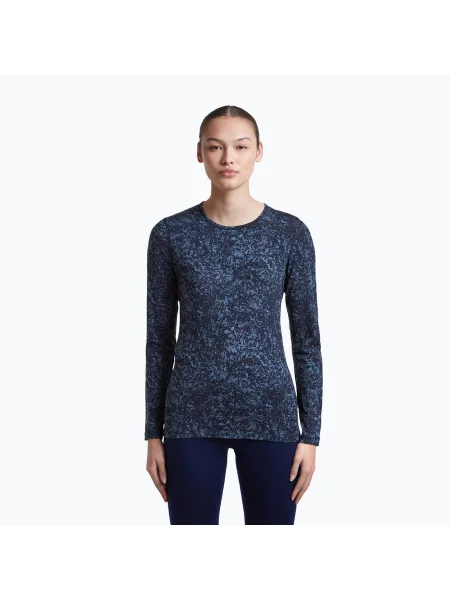 Tricou cu mânecă lungă Icebreaker din lână merinos marină