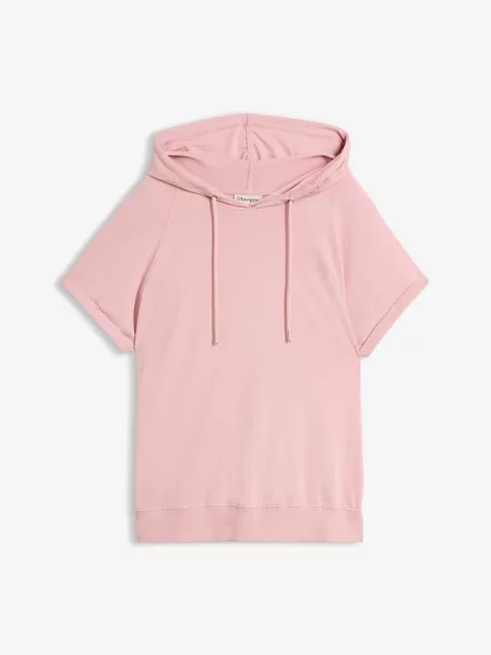 Bluza z kapturem różowa