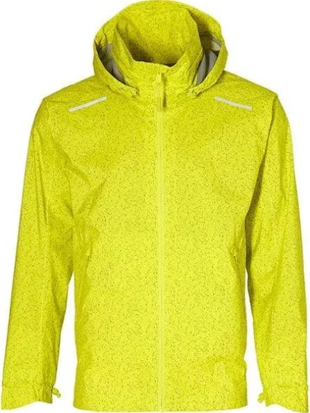 Rowerowa kurtka przeciwdeszczowa Skane HiVis neonowy żółty
