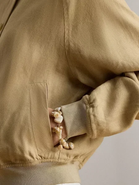 Lauren Ralph Lauren куртка-пілот з льону