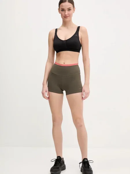 P.E Nation szorty Vita z aplikacją high waist zielony